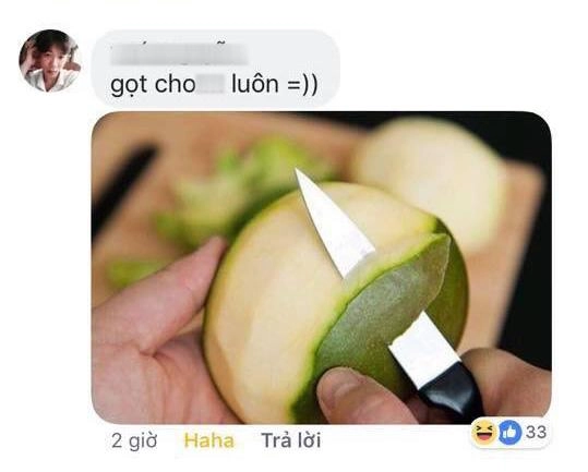 Nghe mxh là con dao hai lưỡi chàng trai đăng ảnh xoài xem có gọt được không và cái kết
