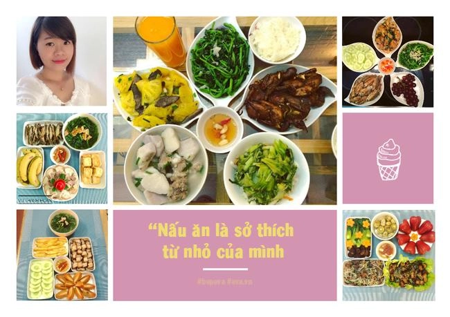 Nhà chỉ có 2 người những mâm cơm đầy ắp món của cặp vợ chồng son khiến ai cũng nể