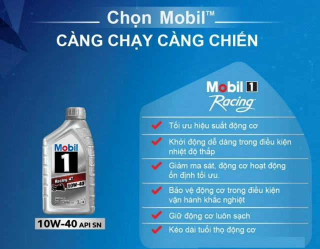 Nhớt mobil 1 - nhớt tổng hợp hàng đầu thế giới dành cho thị trường việt