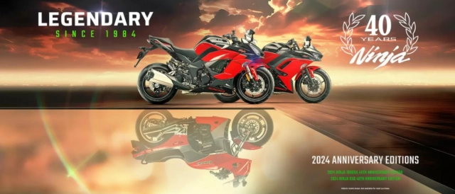 Ninja 650 2024 phiên bản đặc biệt kỷ niệm 40 năm chính thức ra mắt