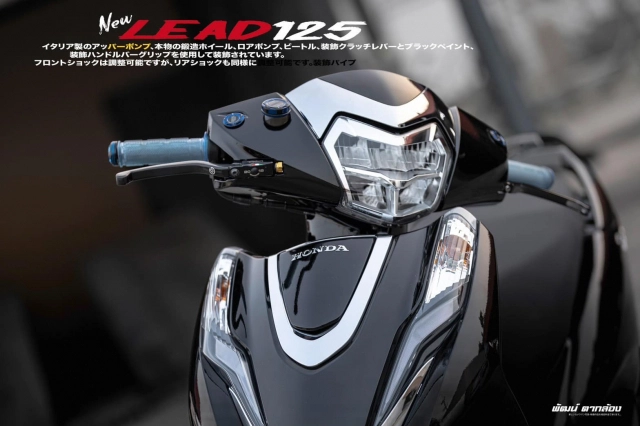 Ninja lead độ cặp phuộc độc đáo không thể tìm thấy ở bất cứ chiếc xe nào
