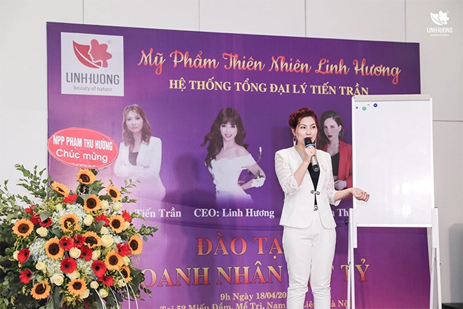 Nữ doanh nhân trẻ đam mê tạo nên kỳ tích với thương hiệu linh hương