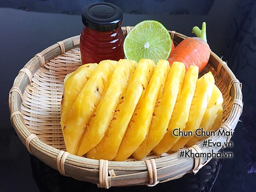 Nước ép dứa - cà rốt thơm ngon mát lạnh giải nhiệt ngày hè