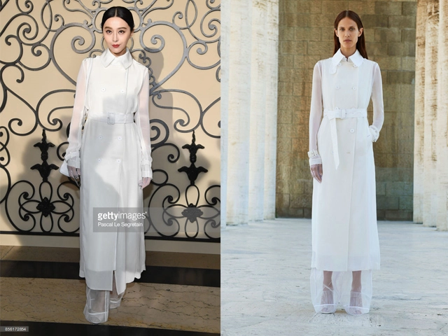 Phạm băng băng chuẩn men vẫn đẹp không ai sánh bằng tại paris fashion week