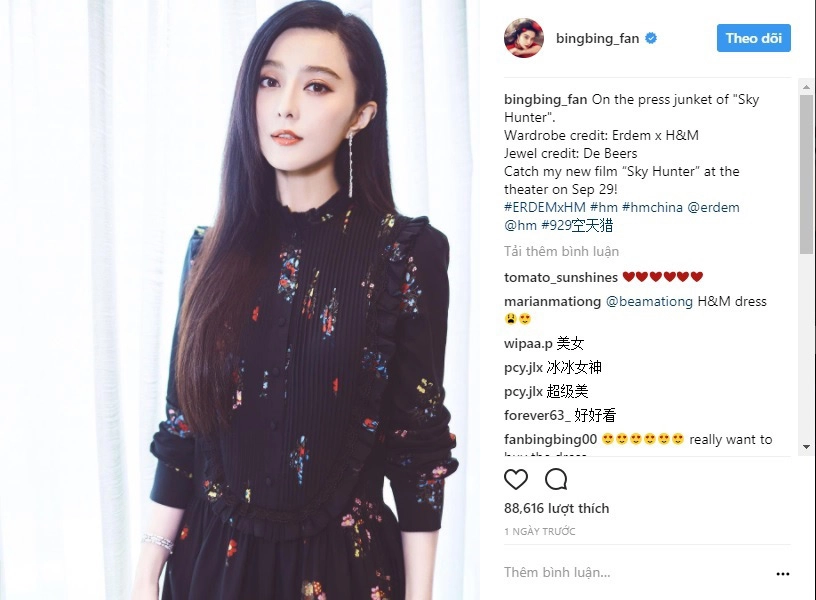 Phạm băng băng một năm đắp 700 chiếc mặt nạ nhưng hàng ngày chỉ toàn mặc váy giá rẻ
