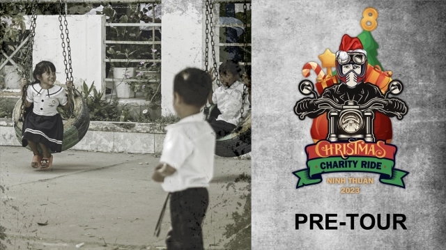 pre-tour christmas charity ride 2023 - hành trình vì con chữ cho các em nhỏ ở tỉnh ninh thuận