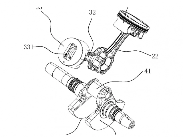 Qjmotor tiết lộ bằng sáng chế động cơ supermono 1 xy-lanh dạng chữ v kỳ lạ