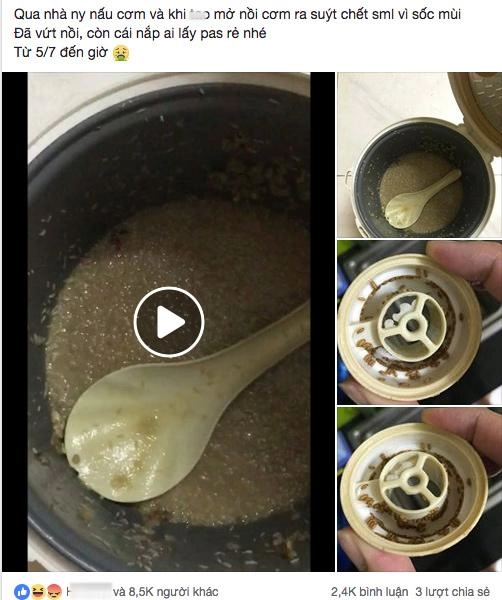 Qua nhà người yêu nấu cơm khi mở nắp nồi chàng trai bỗng lạnh dọc sống lưng