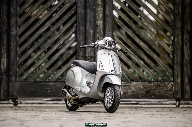 quái thú vespa sprint sở hữu cục máy 183cc vô cùng uy lực đến từ hà nội