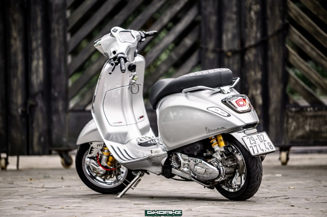 quái thú vespa sprint sở hữu cục máy 183cc vô cùng uy lực đến từ hà nội