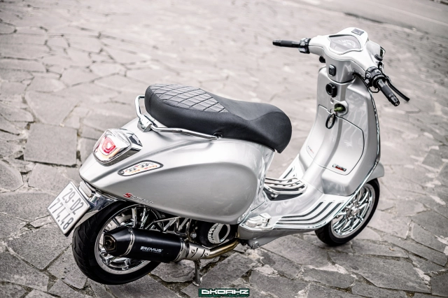 quái thú vespa sprint sở hữu cục máy 183cc vô cùng uy lực đến từ hà nội