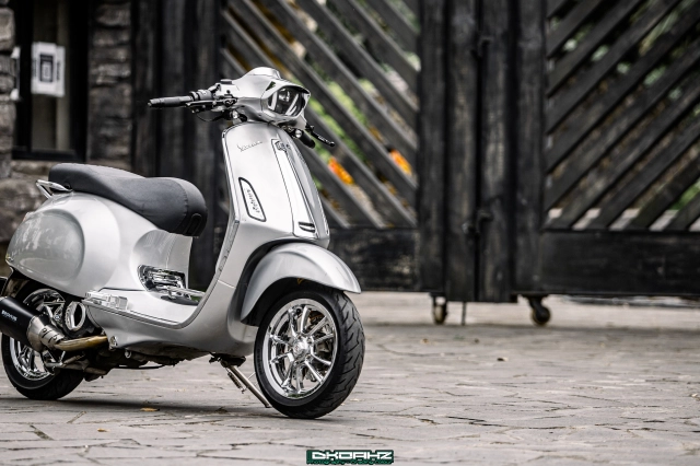 quái thú vespa sprint sở hữu cục máy 183cc vô cùng uy lực đến từ hà nội