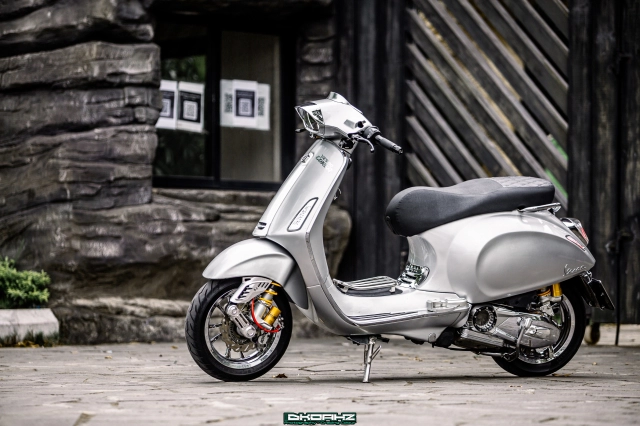 quái thú vespa sprint sở hữu cục máy 183cc vô cùng uy lực đến từ hà nội