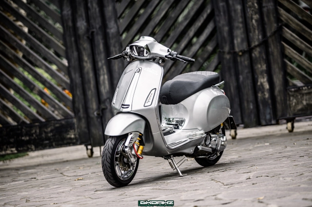 quái thú vespa sprint sở hữu cục máy 183cc vô cùng uy lực đến từ hà nội