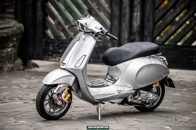 quái thú vespa sprint sở hữu cục máy 183cc vô cùng uy lực đến từ hà nội
