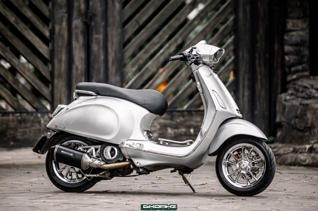 quái thú vespa sprint sở hữu cục máy 183cc vô cùng uy lực đến từ hà nội