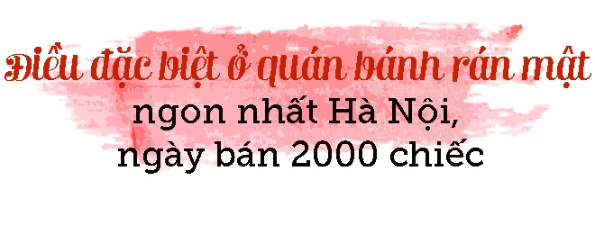 Quán bánh rán mật 20 năm khiến vợ chồng ca sĩ đăng khôi phải ghé qua mỗi khi ra hn
