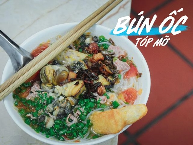 Quán bún ốc tóp mỡ hơn 40 năm độc đáo nhất hà nội ngày cuối tuần bán gần nghìn bát