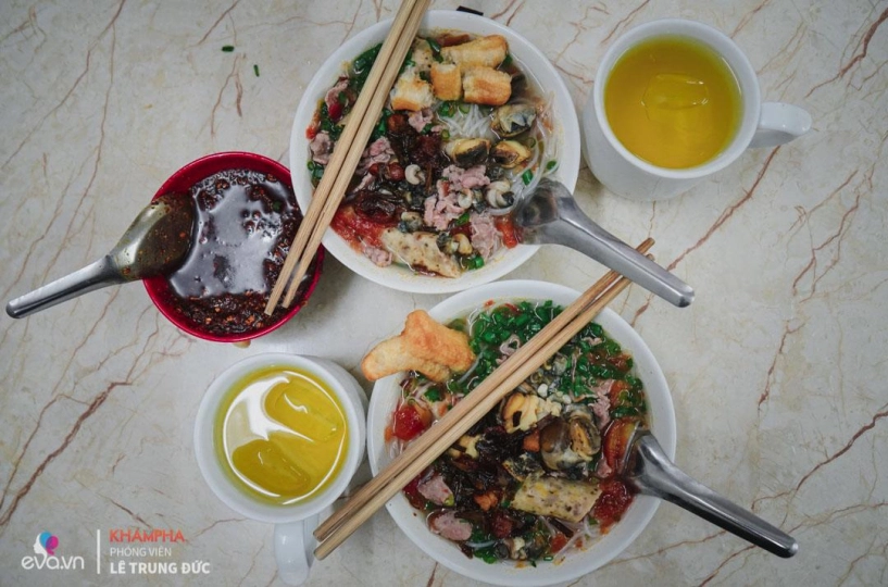 Quán bún ốc tóp mỡ hơn 40 năm độc đáo nhất hà nội ngày cuối tuần bán gần nghìn bát