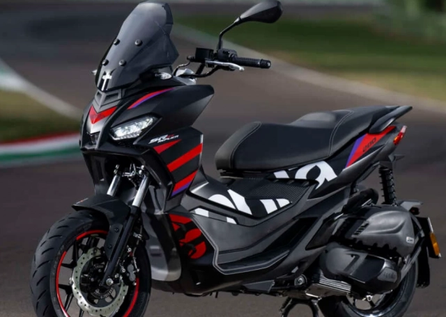 Ra mắt phiên bản aprilia sr gt 200 replica 2023 mang màu sắc đội đua hoàn toàn mới