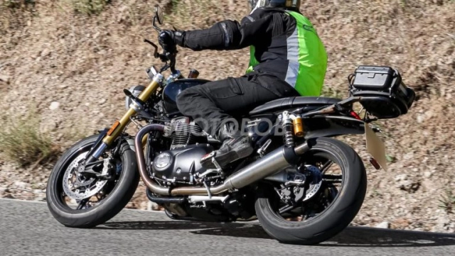 Rộ hình ảnh thử nghiệm của triumph speed twin 2025 chuẩn bị ra mắt sớm