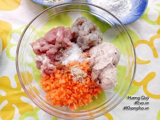Rong biển cuộn tôm thịt chiên xù lạ mà ngon ngày cuối tuần
