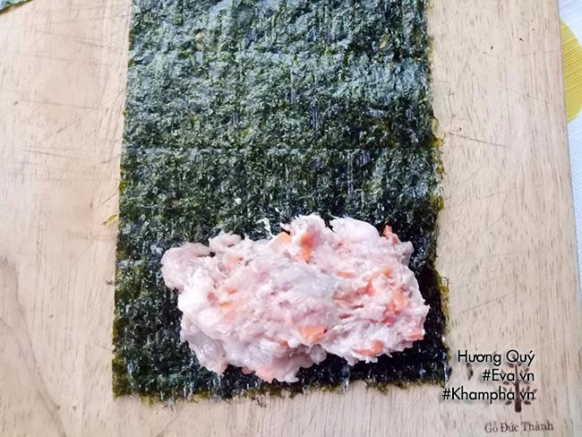 Rong biển cuộn tôm thịt chiên xù lạ mà ngon ngày cuối tuần