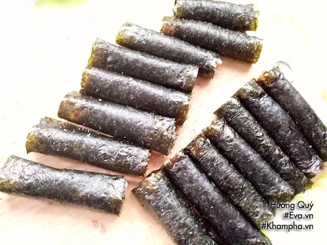 Rong biển cuộn tôm thịt chiên xù lạ mà ngon ngày cuối tuần