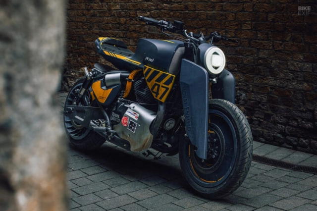 Royal enfield shotgun 650 độ theo ý tưởng bộ phim the kitchen