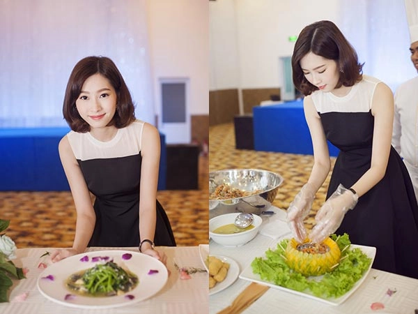 Sắp lấy chồng hoa hậu thu thảo bỗng liên tục khoe mâm cơm tự nấu