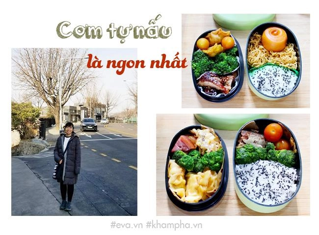 Sống ở mỹ nhưng 9x vẫn trổ tài đảm đang với những hộp cơm trưa toàn món việt
