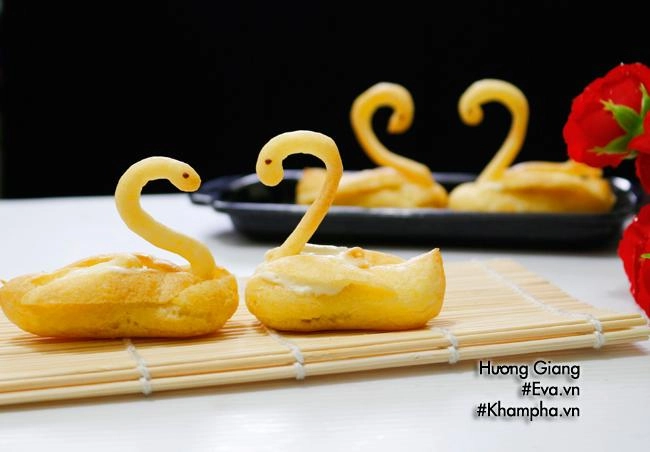 Su kem hình thiên nga vừa ngon miệng lại đã mắt ai nhìn cũng mê