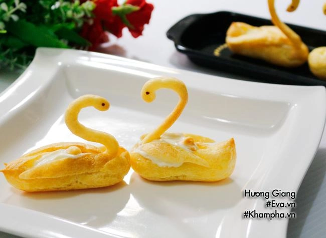 Su kem hình thiên nga vừa ngon miệng lại đã mắt ai nhìn cũng mê