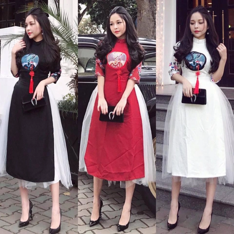 Tết năm ngoái áo dài cách tân bị chê mắm tôm trộn socola nhưng năm nay vẫn cực hot