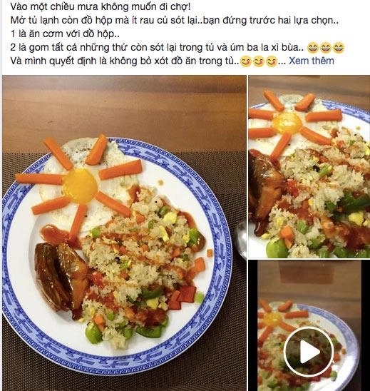 Thanh niên ế vợ khoe nấu cơm 4 món làm cả sữa chua dân mạng lại để ý chiếc bàn