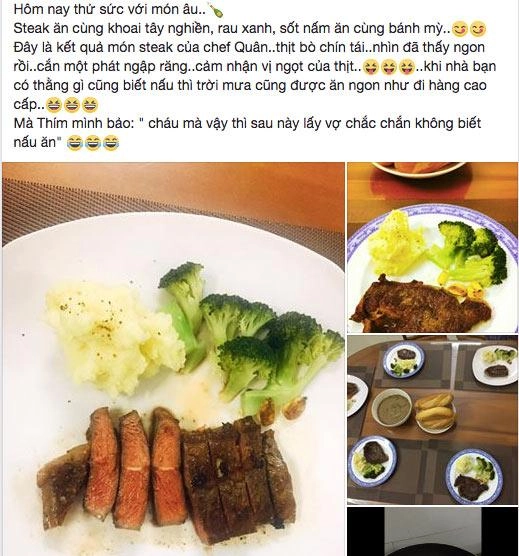 Thanh niên ế vợ khoe nấu cơm 4 món làm cả sữa chua dân mạng lại để ý chiếc bàn