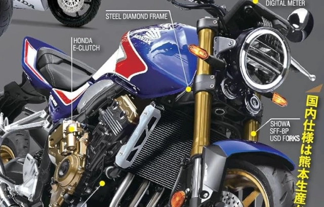 Thật phấn khích khi honda cb400 super four sở diện mạo mới nâng cấp toàn diện với e-clutch