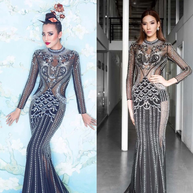 The face việt nam diện lại váy của hoàng thùy thí sinh team lan khuê có đẹp hơn