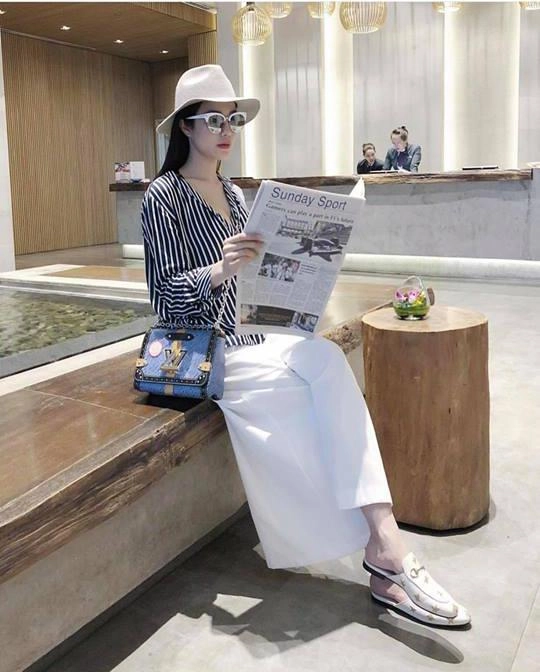 Thời trang bầu bí chất chơi hơn cả thời con gái của diệp lâm anh