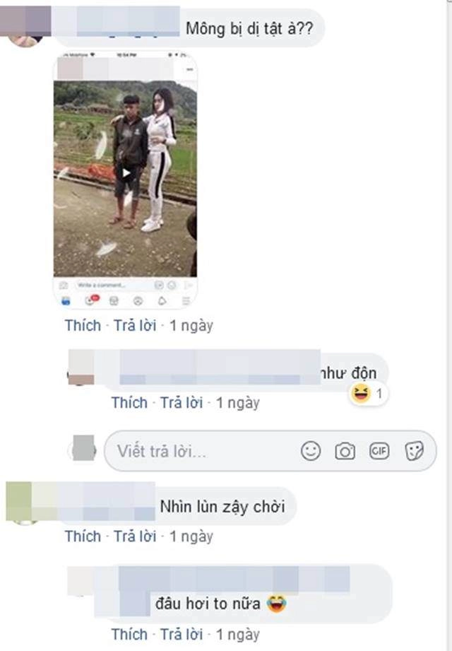 Thư dung lộ bụng mỡ khi ưỡn ẹo tạo dáng gương mặt chàng trai kế bên mới gây chú ý