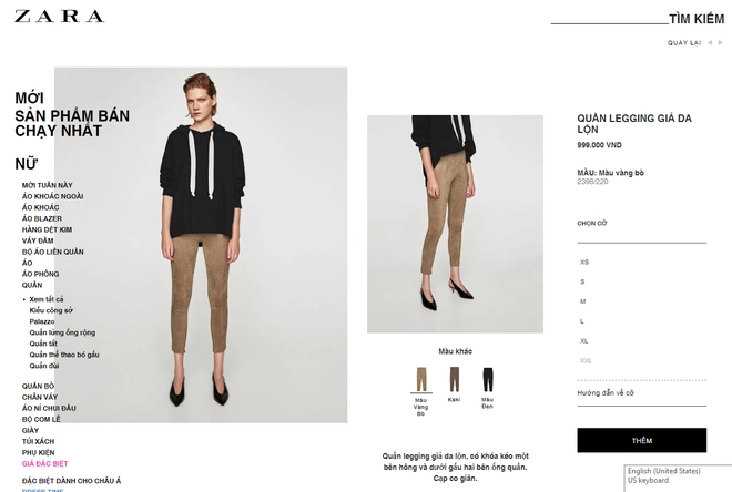 Thực hư chuyện zara hà nội lừa khách hàng và đòi kiện vì quần legging giá 999k