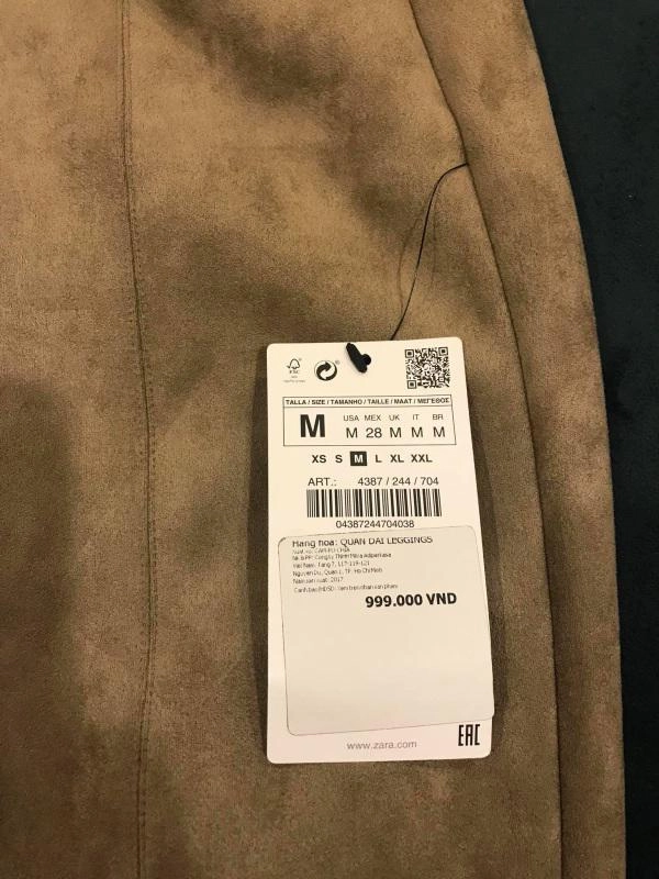 Thực hư chuyện zara hà nội lừa khách hàng và đòi kiện vì quần legging giá 999k
