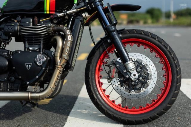 Triumph street twin độ lấy cảm hứng từ nhạc reggae