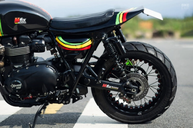 Triumph street twin độ lấy cảm hứng từ nhạc reggae