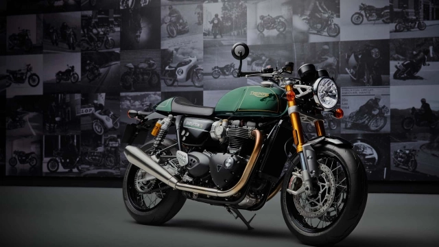 Triumph thruxton 2025 phiên bản cuối cùng ra mắt trước khi dừng sản xuất