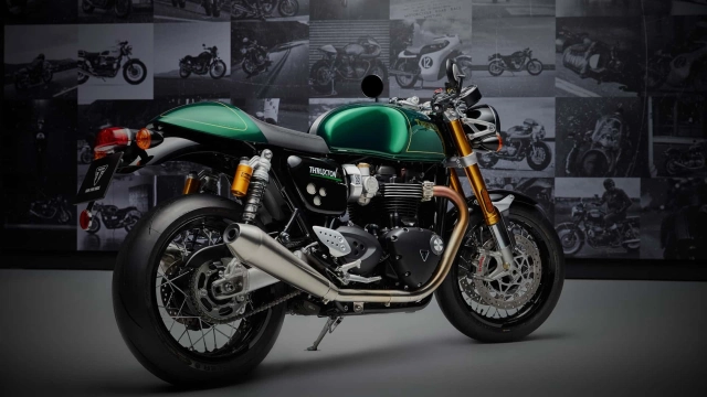 Triumph thruxton 2025 phiên bản cuối cùng ra mắt trước khi dừng sản xuất