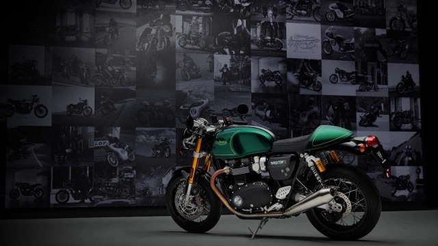 Triumph thruxton 2025 phiên bản cuối cùng ra mắt trước khi dừng sản xuất