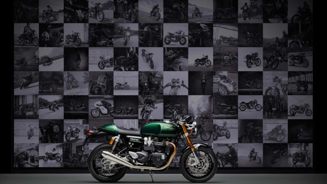 Triumph thruxton 2025 phiên bản cuối cùng ra mắt trước khi dừng sản xuất