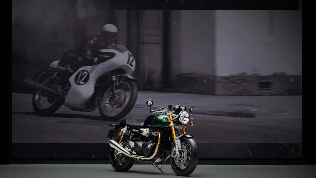 Triumph thruxton 2025 phiên bản cuối cùng ra mắt trước khi dừng sản xuất
