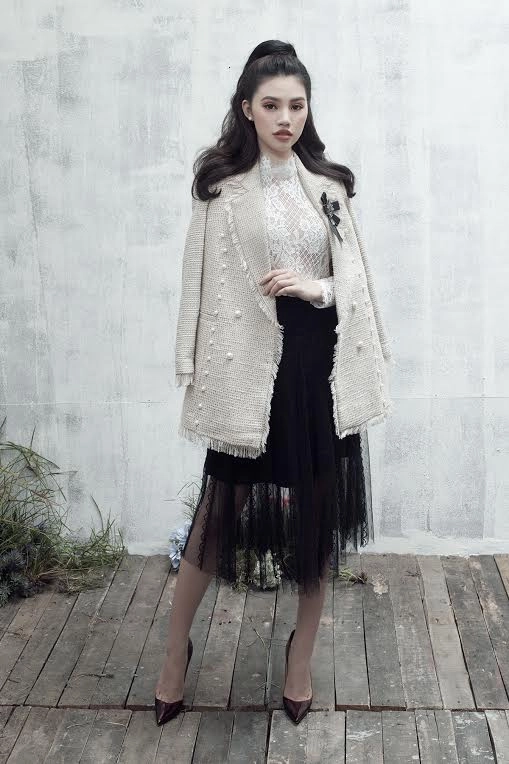 Trời se lạnh mặc gì để vừa sang lại giữ ấm cho cơ thể tốt như hoa hậu jolie nguyễn
